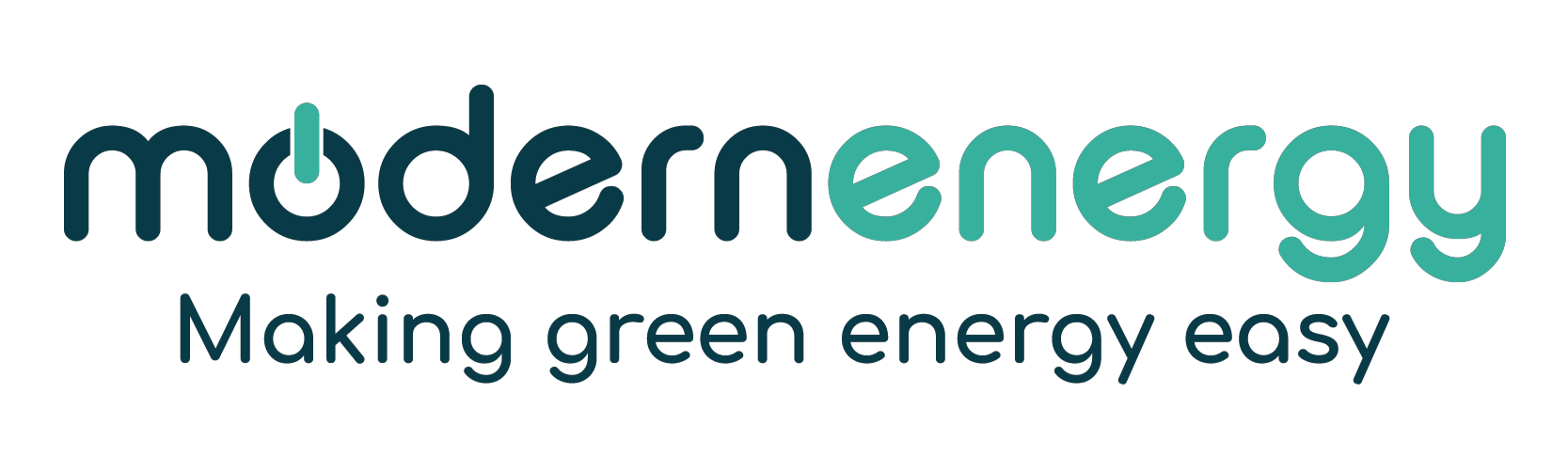 ModernEnergy logo met slogan